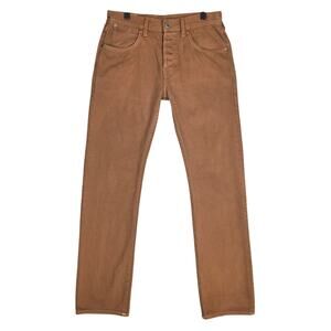 WALLACE & BARNES MEN'S SLIM FIT CANVAS PANTS – BROWN – 100% COTTON –  WORKWEAR